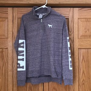 Victoria Secret Pink Quarter Zip Sweatshirt